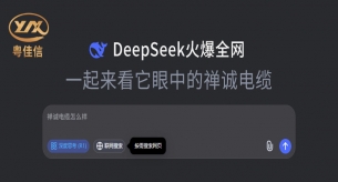 突然爆火！DeepSeek也太懂禪誠電纜品牌了！